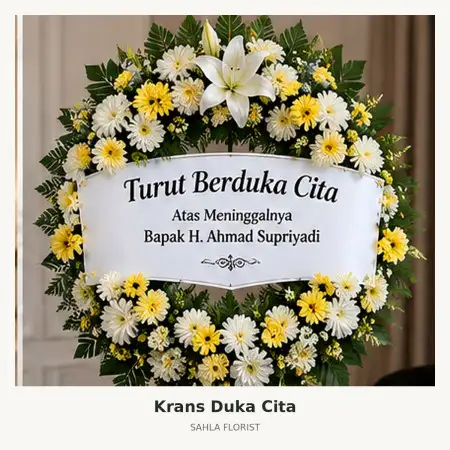 Krans Bunga Duka Ciputat Timur